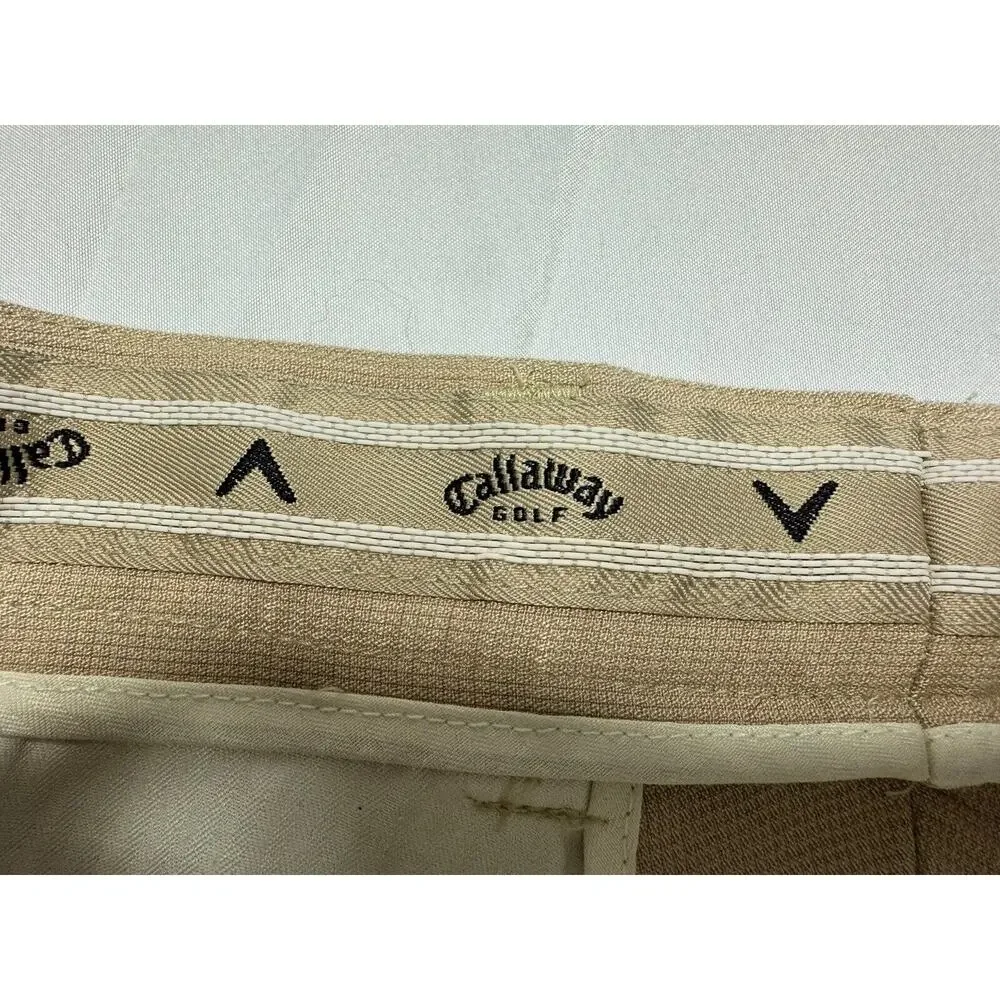 Callaway Men's Khaki Lightweight Golf Slacks Pants - Size 35x32 - Picture 7 of 7